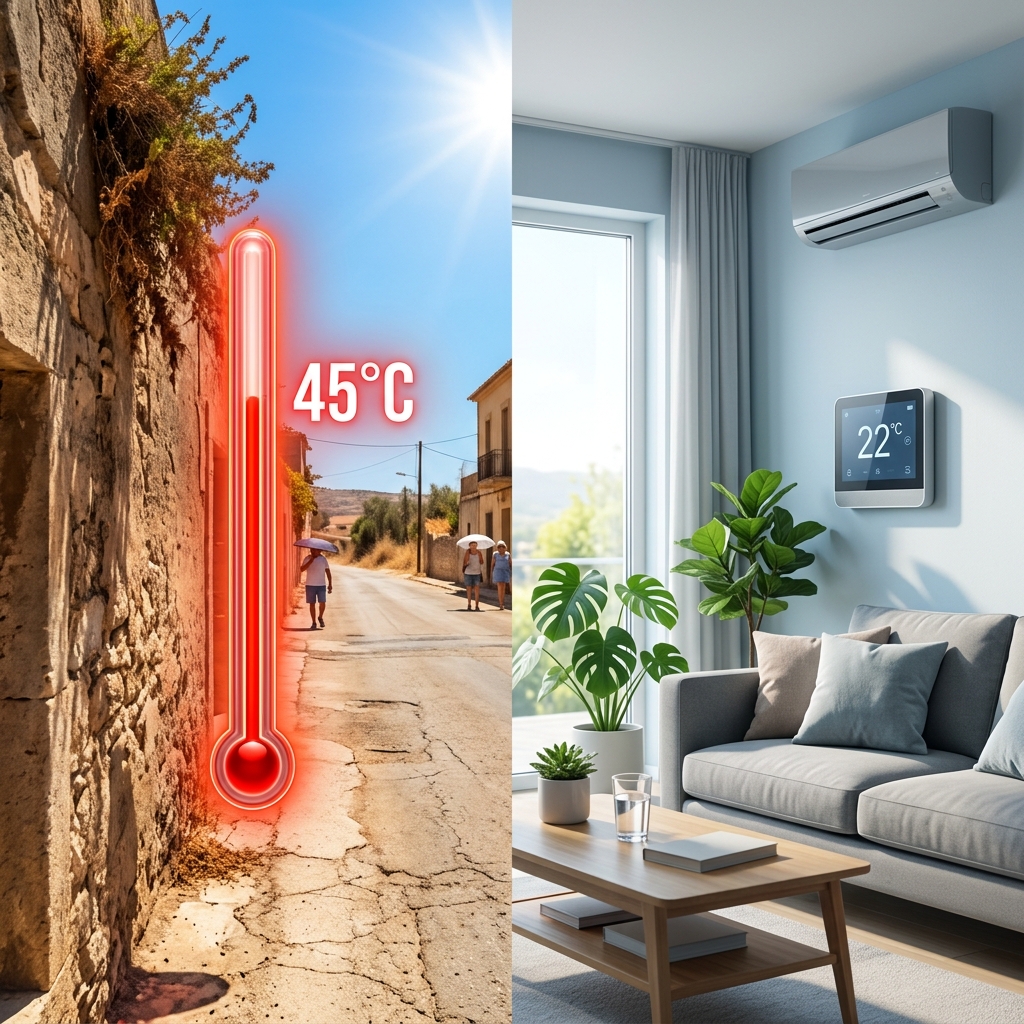 Gestion de la climatisation en période de canicule extrême
